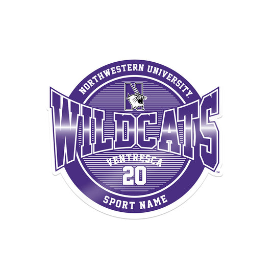 Northwestern - NCAA Women's Lacrosse : Alexis Ventresca - Sticker