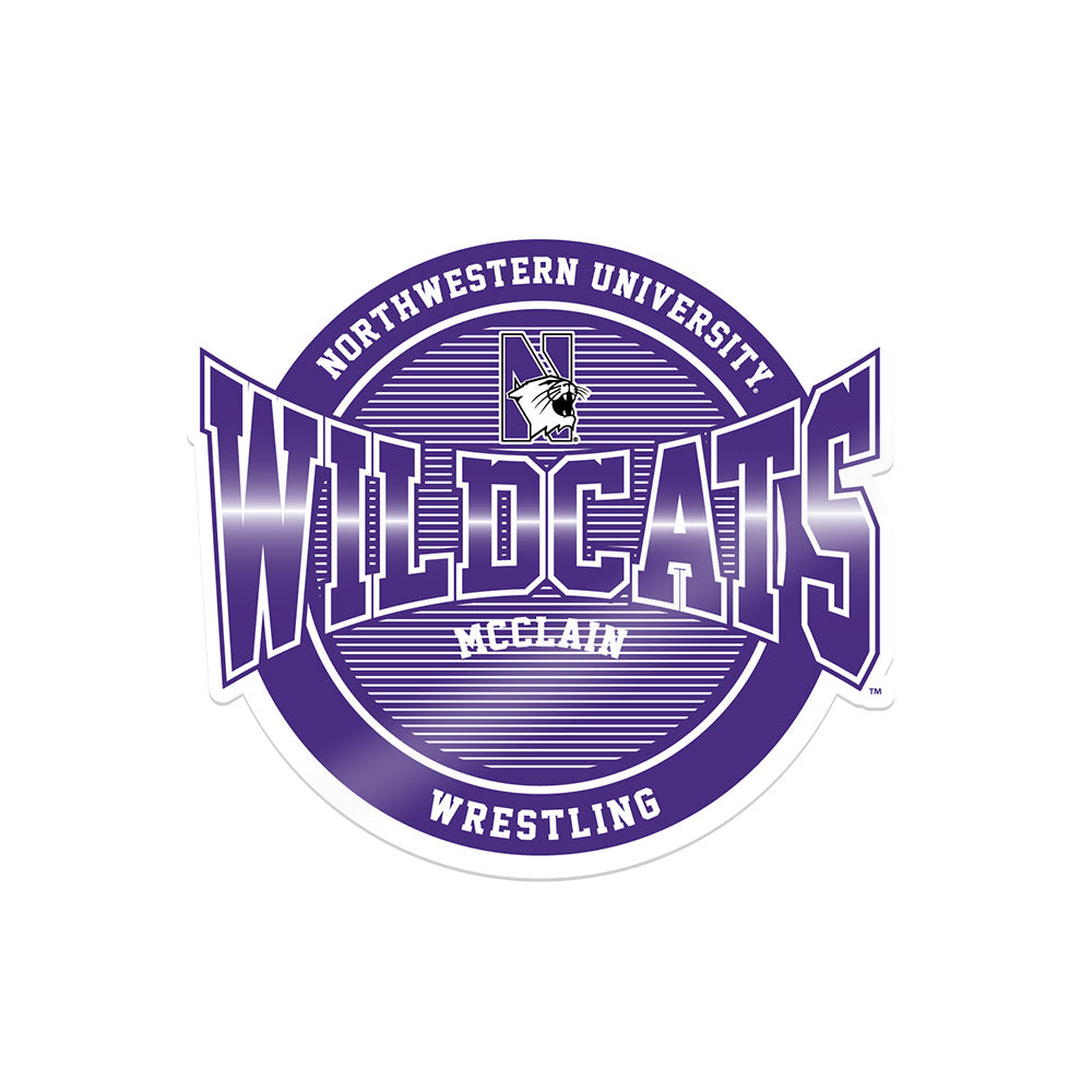 Northwestern - NCAA Wrestling : Kolby McClain -  Sticker