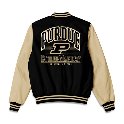 Purdue - NCAA Men's Swimming & Diving : Idris Muhammad - Bomber Jacket