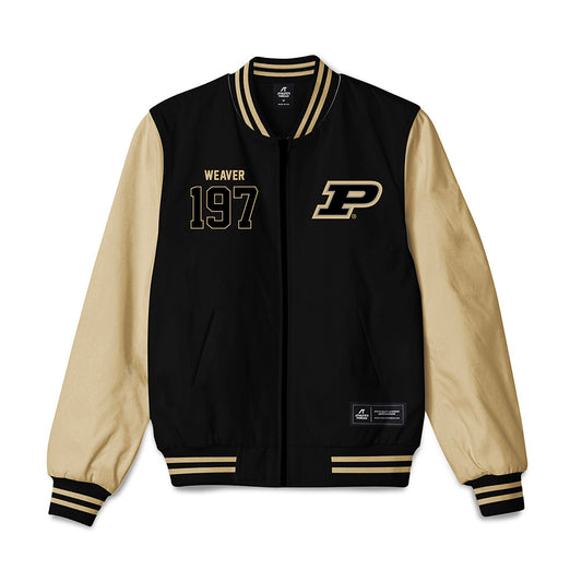 Purdue - NCAA Wrestling : Noah Weaver - Bomber Jacket-0
