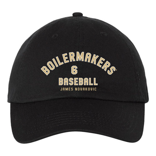 Purdue - NCAA Baseball : James Novakovic - Dad Hat