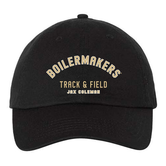 Purdue - NCAA Men's Track & Field : Jax Coleman - Dad Hat-0