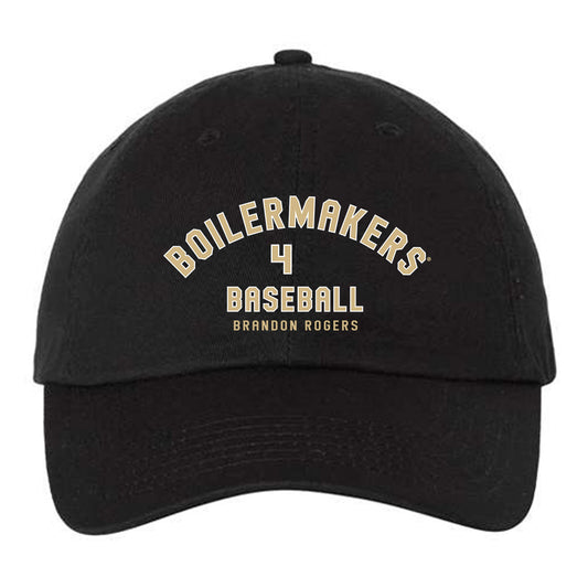 Purdue - NCAA Baseball : Brandon Rogers - Dad Hat-0