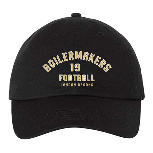 Purdue - NCAA Football : Landon Brooks - Dad Hat-0