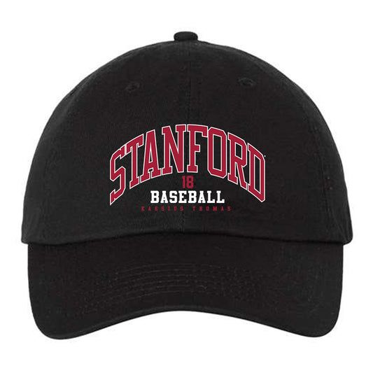Stanford - NCAA Baseball : Kassius Thomas - Dad Hat-0