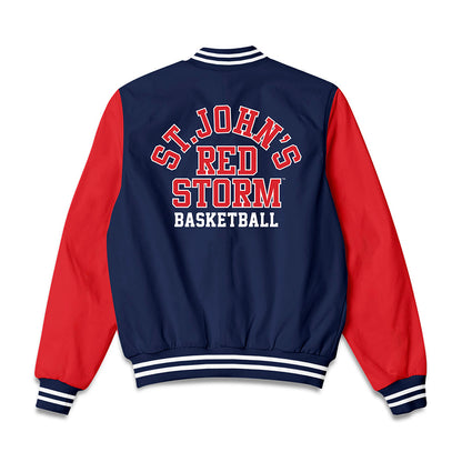 St. Johns - NCAA Men's Basketball : Lefteris Liotopoulos - Bomber Jacket-1