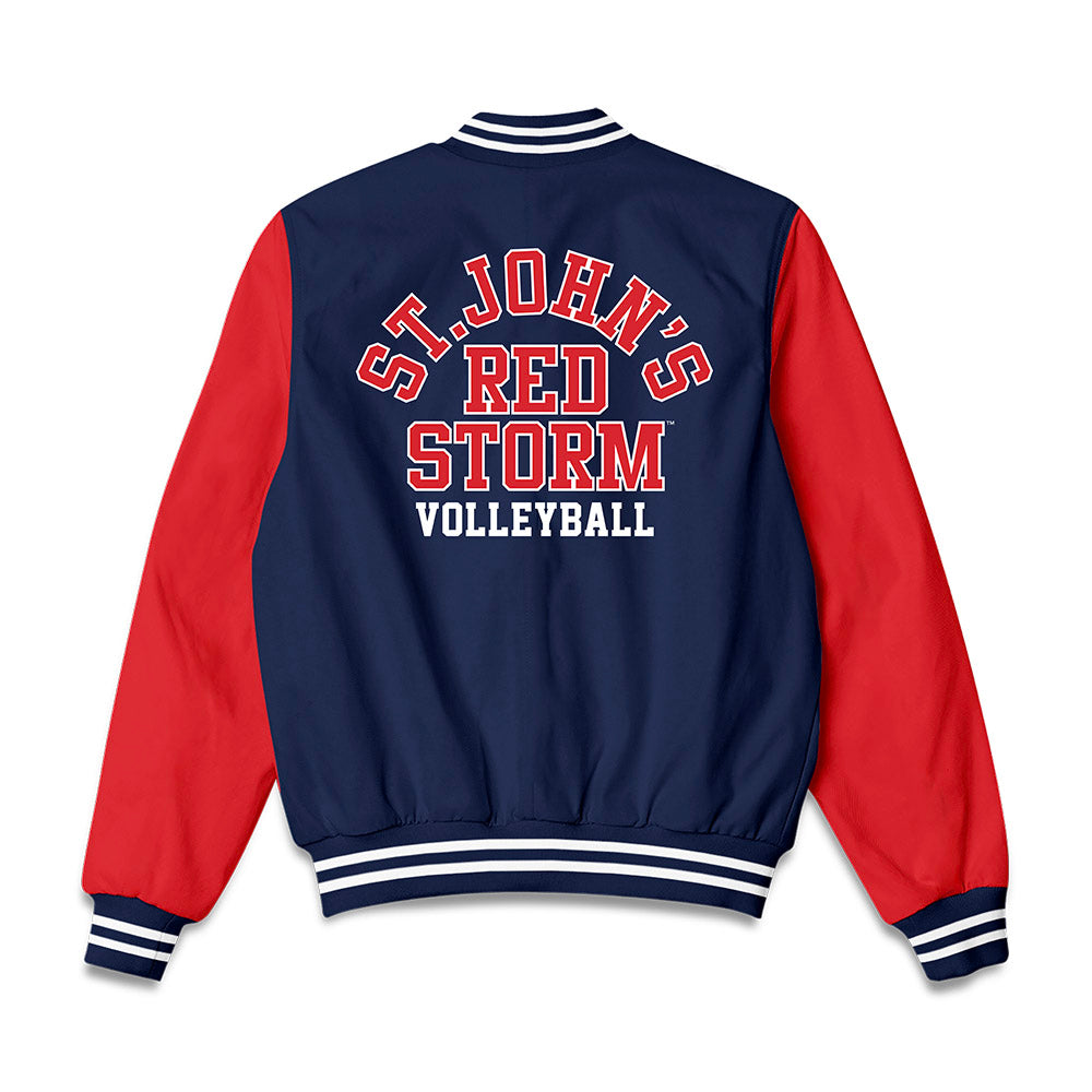 St. Johns - NCAA Women's Volleyball : Ella Parker - Bomber Jacket-1