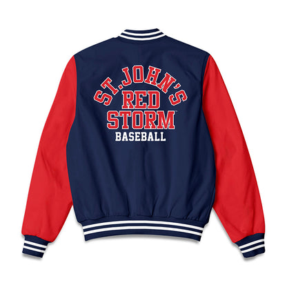 St. Johns - NCAA Baseball : Will Cowan - Bomber Jacket-1