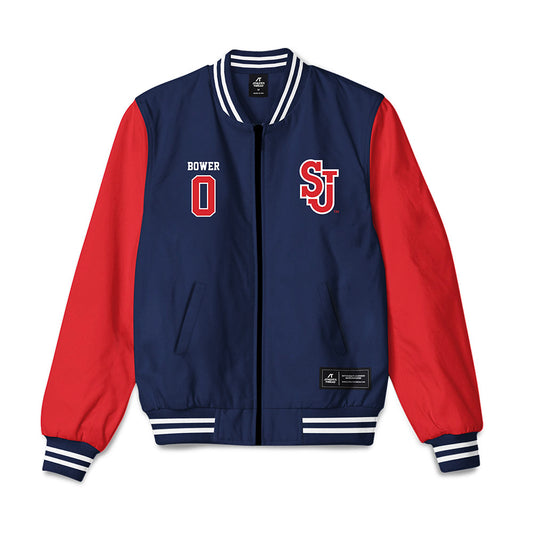 St. Johns - NCAA Women's Soccer : Kayla Bower - Bomber Jacket