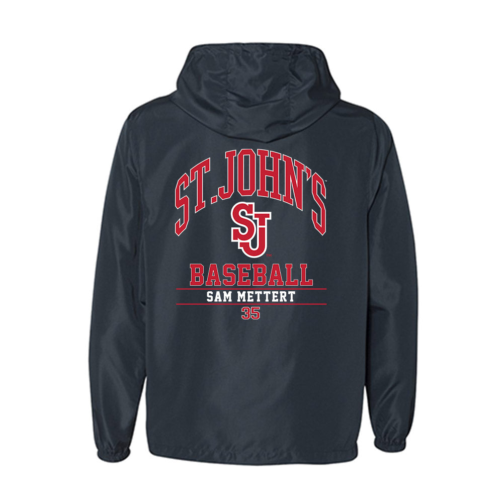 St. Johns - NCAA Baseball : Sam Mettert - Windbreaker Jacket