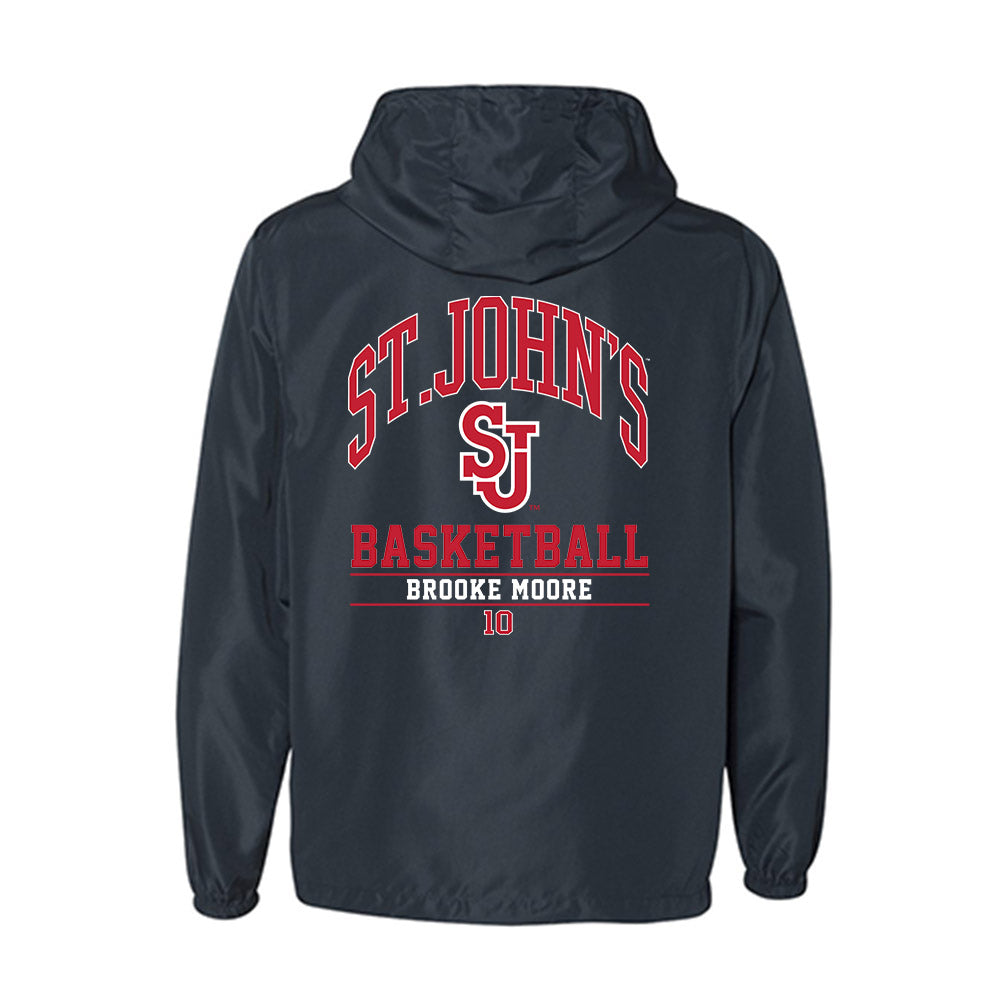 St. Johns - NCAA Women's Basketball : Brooke Moore - Windbreaker-1