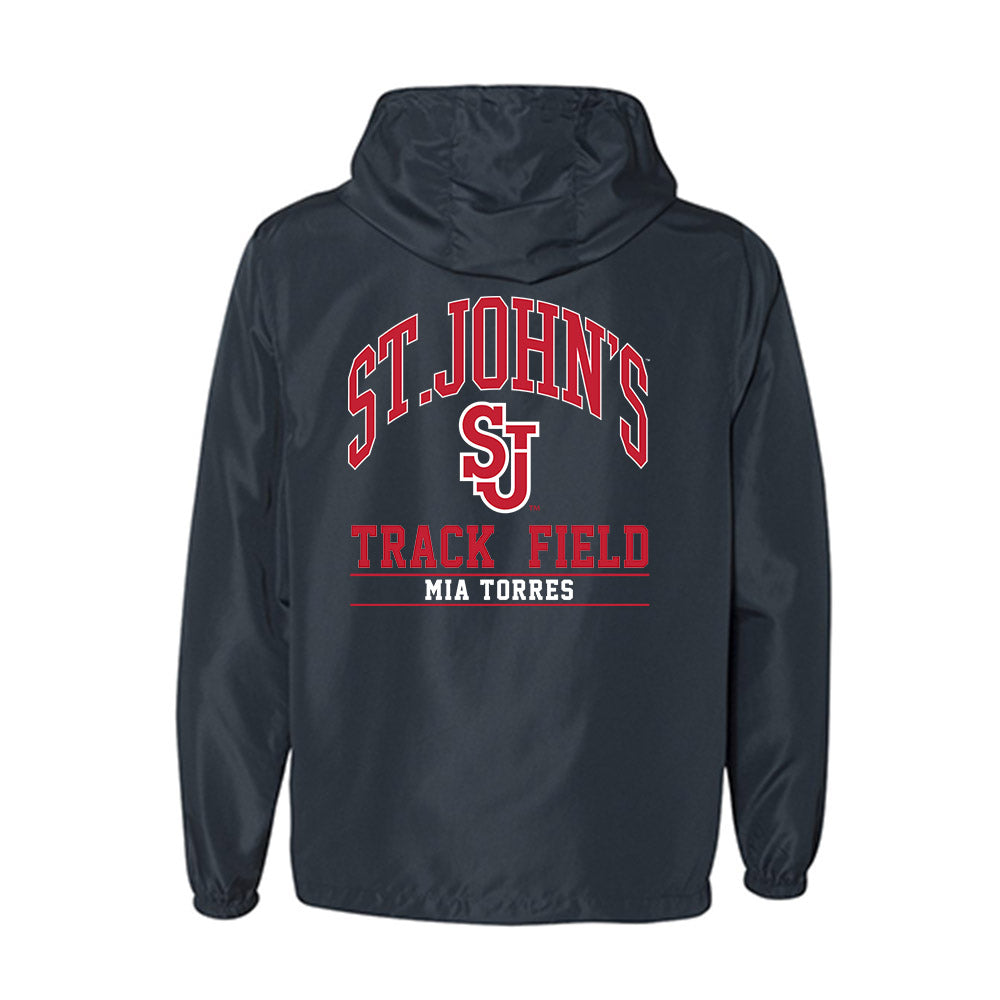 St. Johns - NCAA Women's Track & Field : Mia Torres - Windbreaker-1