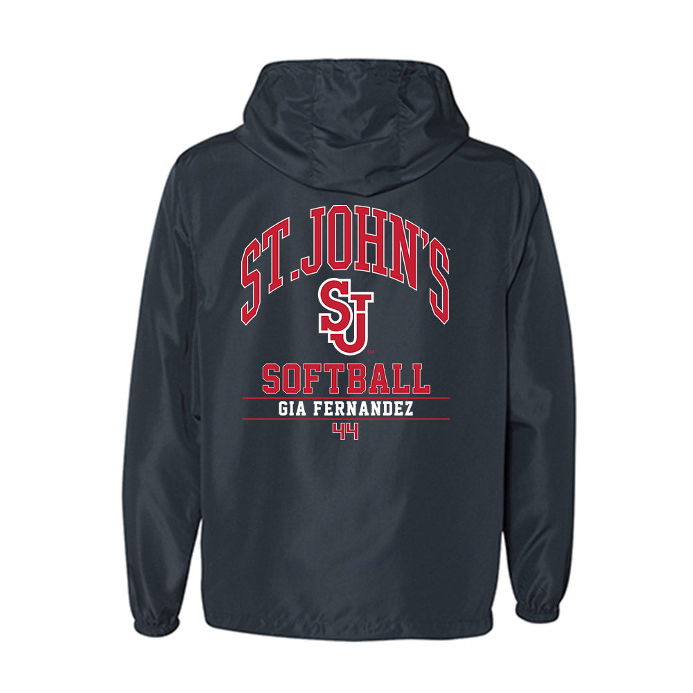 St. Johns - NCAA Softball : Gia Fernandez - Windbreaker-1