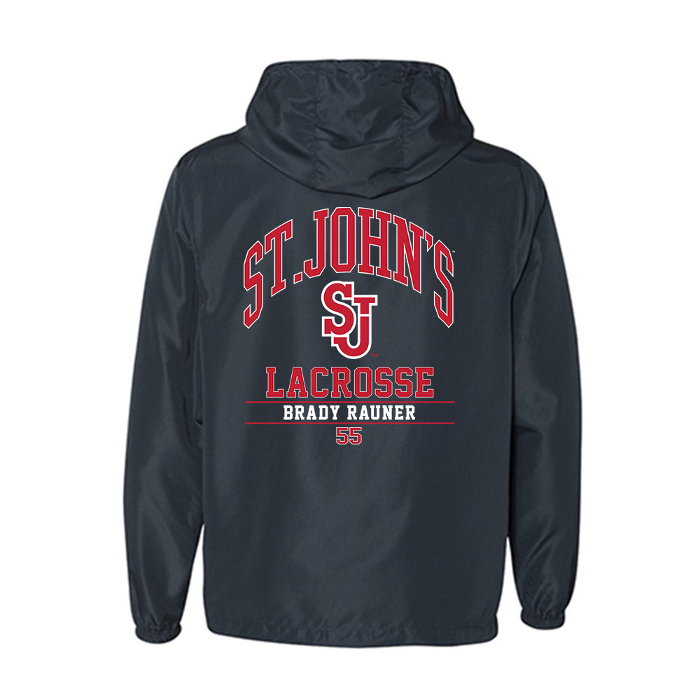 St. Johns - NCAA Men's Lacrosse : Brady Rauner - Windbreaker Jacket