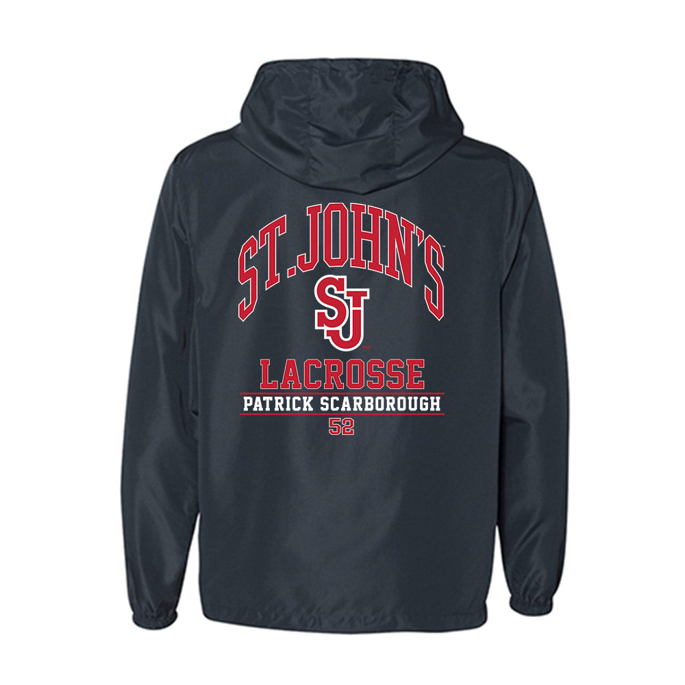 St. Johns - NCAA Men's Lacrosse : Patrick Scarborough - Windbreaker-1