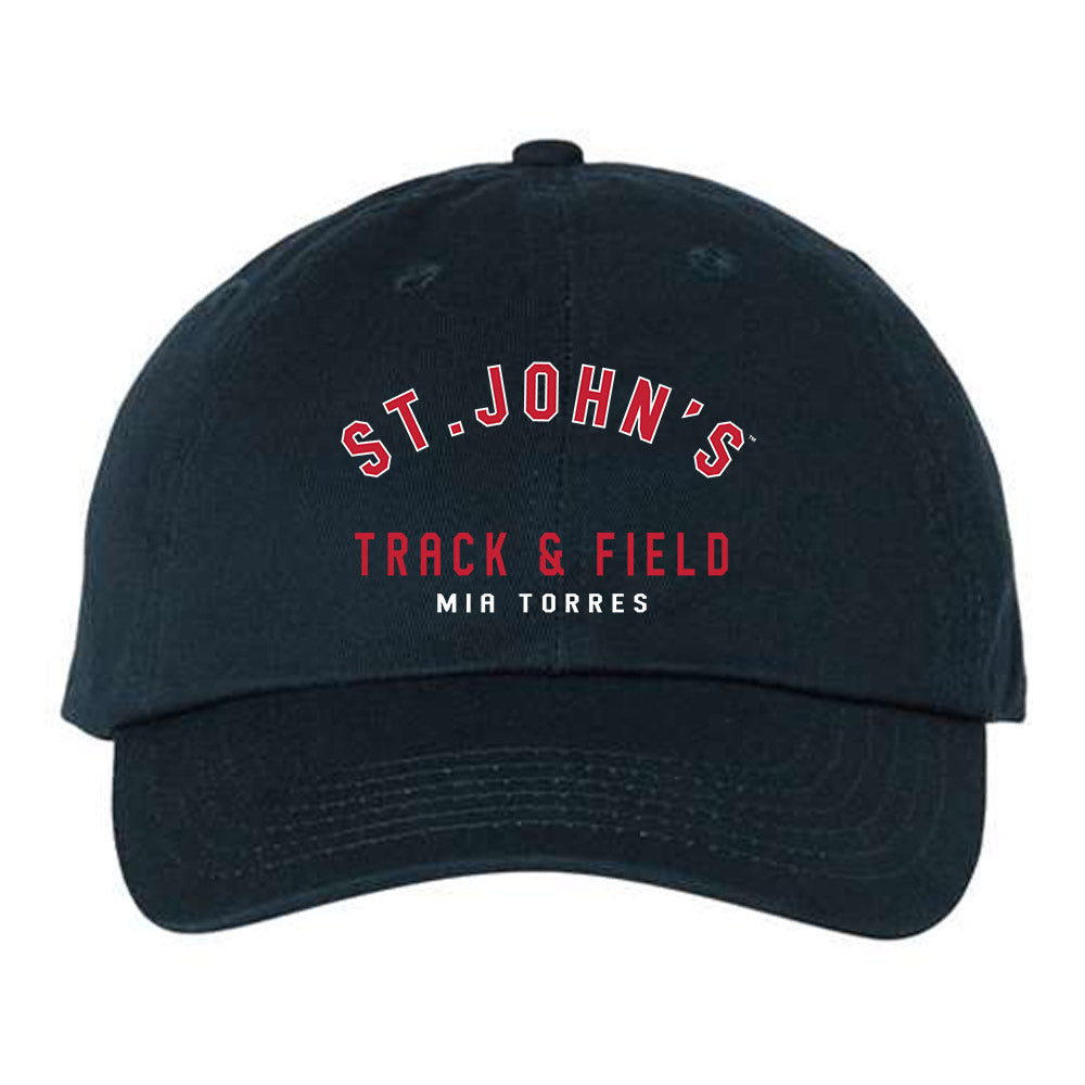 St. Johns - NCAA Women's Track & Field : Mia Torres - Dad Hat-0