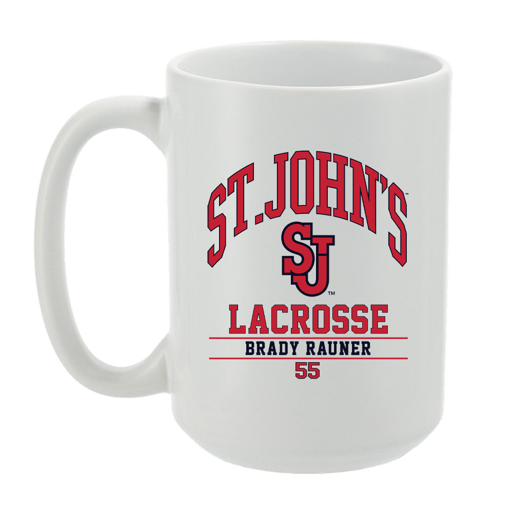 St. Johns - NCAA Men's Lacrosse : Brady Rauner - Coffee Mug