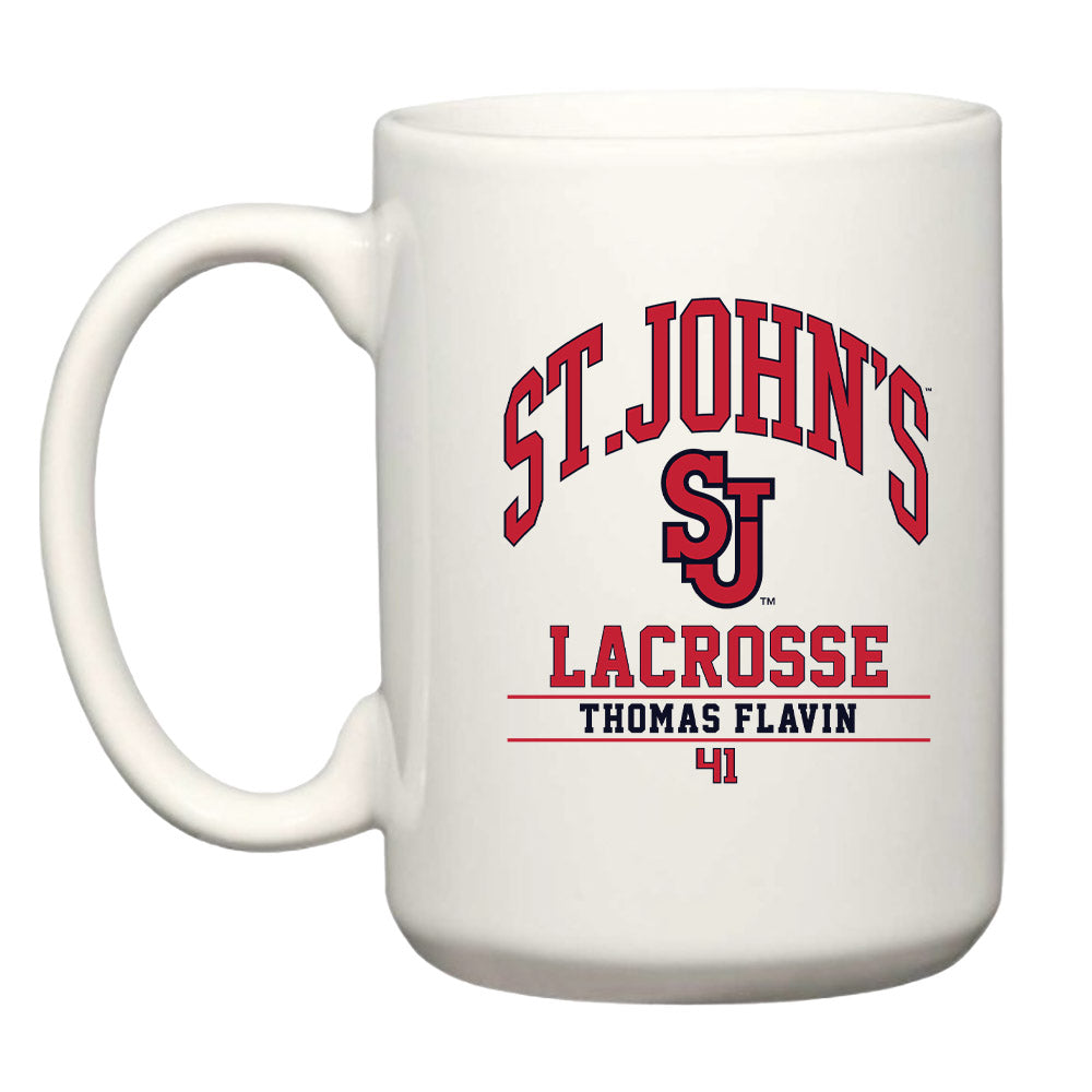 St. Johns - NCAA Men's Lacrosse : Thomas Flavin - Coffee Mug