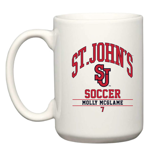 St. Johns - NCAA Women's Soccer : Molly McGlame - Coffee Mug