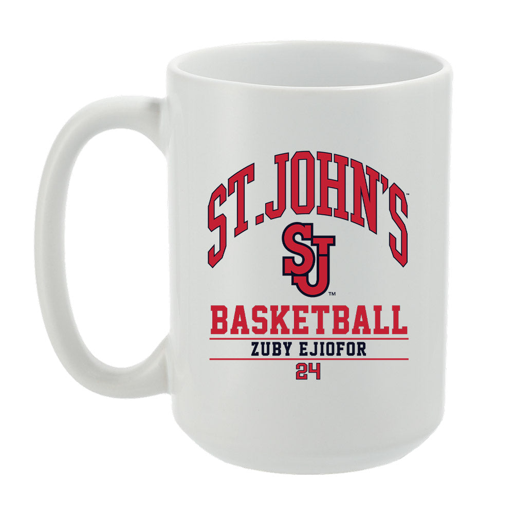 St. Johns - NCAA Men's Basketball : Zuby Ejiofor - Coffee Mug