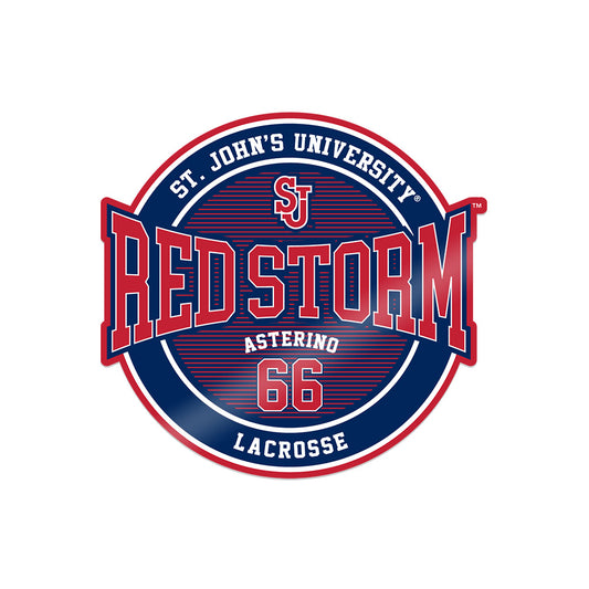 St. Johns - NCAA Men's Lacrosse : Joey Asterino - Sticker