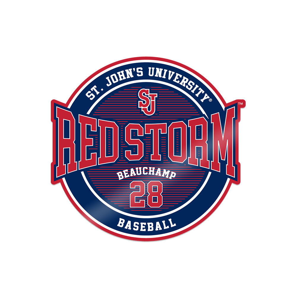 St. Johns - NCAA Baseball : Ben Beauchamp - Sticker