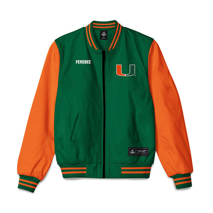 Miami - NCAA Women's Rowing : Trinity Ferebee - Bomber Jacket