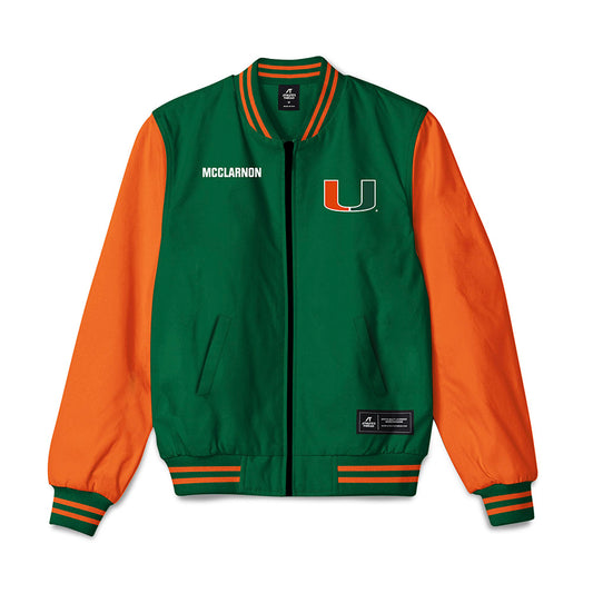 Miami - NCAA Women's Cross Country : Brielle McClarnon - Bomber Jacket-0