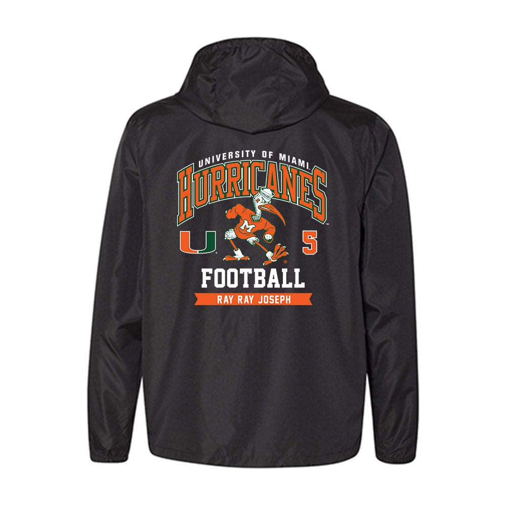 Miami - NCAA Football : Ray Ray Joseph - Windbreaker-1