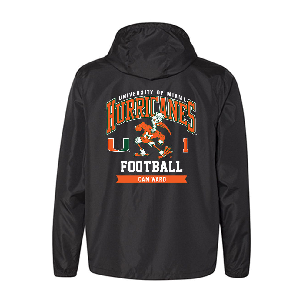 Miami - NCAA Football : Cam Ward - Windbreaker-1