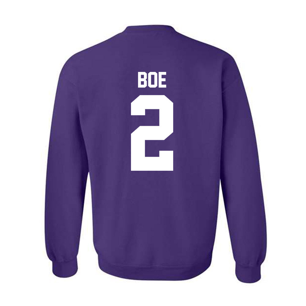 Northwestern - NCAA Football : Ryan Boe - Classic Shersey Crewneck Sweatshirt-1