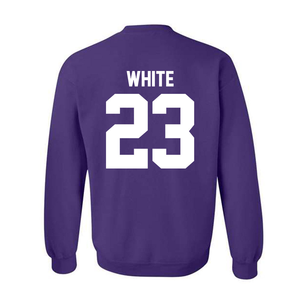 Northwestern - NCAA Women's Lacrosse : Samantha White - Classic Shersey Crewneck Sweatshirt-1