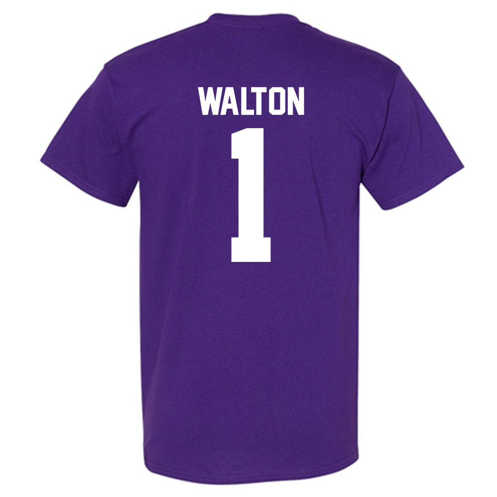 Northwestern - NCAA Women's Basketball : Xamiya Walton - Classic Shersey T-Shirt-1
