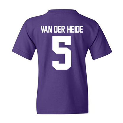 Northwestern - NCAA Men's Soccer : Dimas Van der Heide - Classic Shersey Youth T-Shirt-1