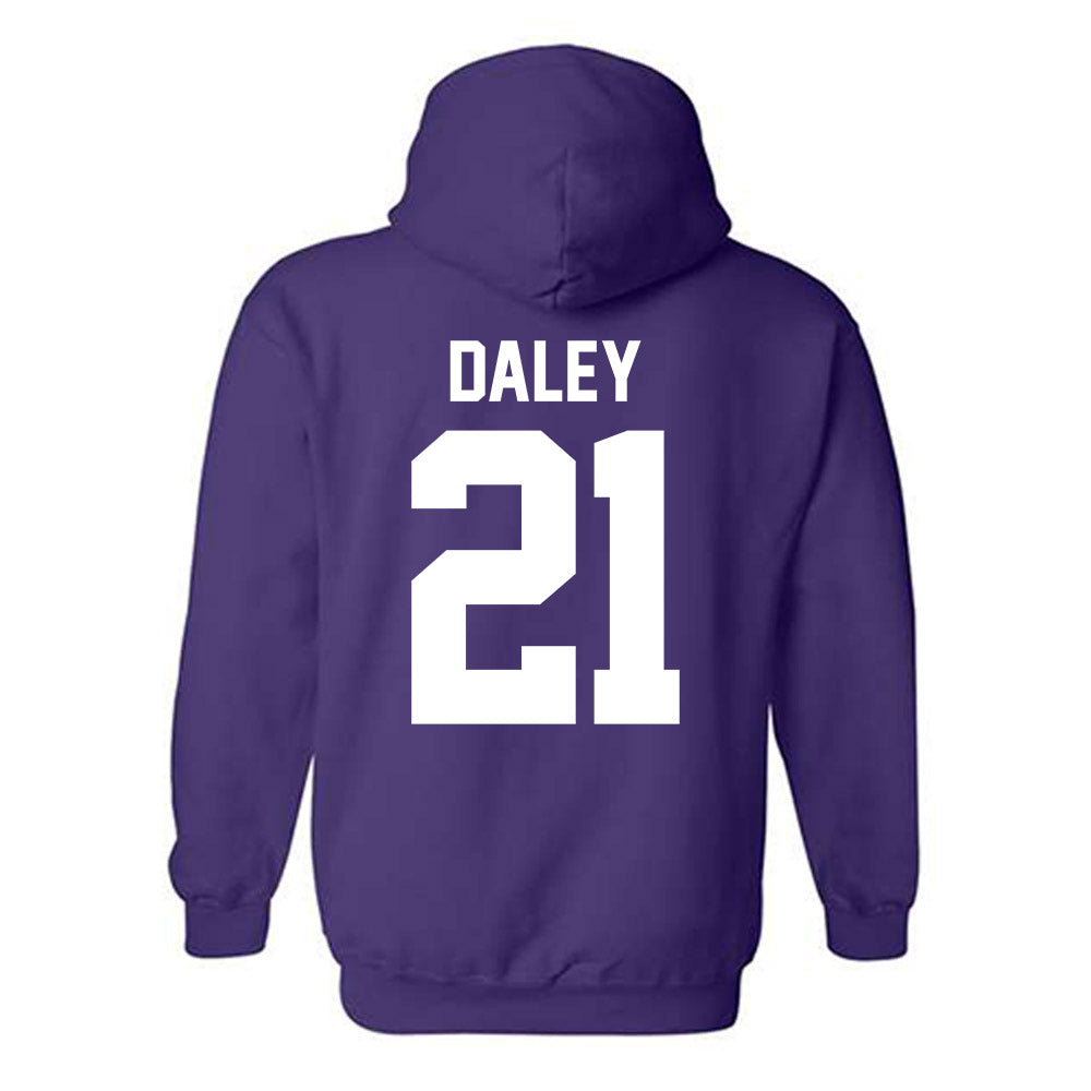 Northwestern - NCAA Women's Basketball : Melannie Daley - Classic Shersey Hooded Sweatshirt-1