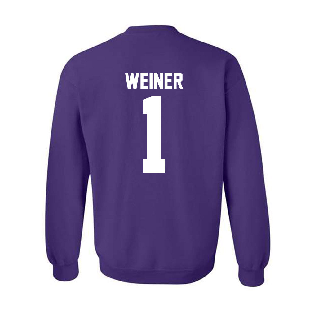 Northwestern - NCAA Women's Lacrosse : Rachel Weiner - Classic Shersey Crewneck Sweatshirt-1