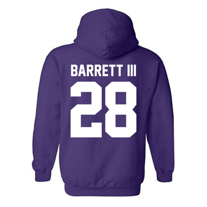 Northwestern - NCAA Men's Soccer : Tre Barrett III - Classic Shersey Hooded Sweatshirt-1