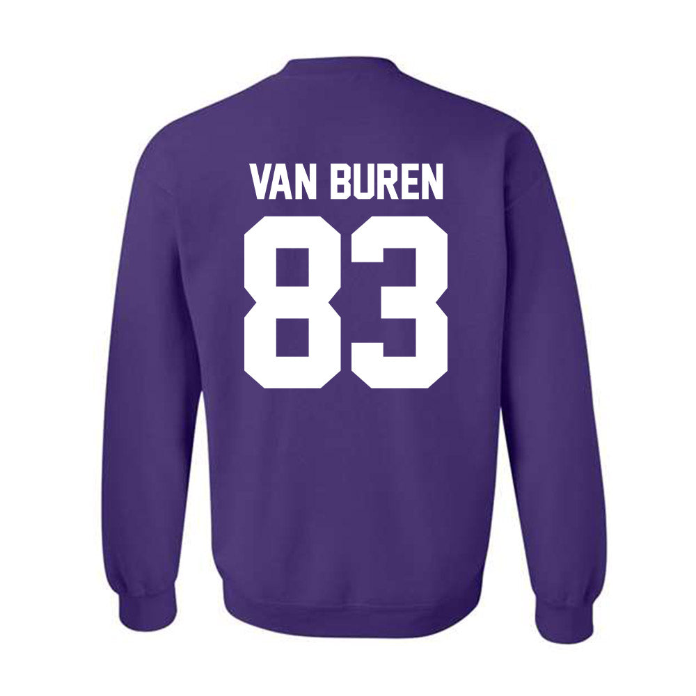 Northwestern - NCAA Football : Blake Van Buren - Classic Shersey Crewneck Sweatshirt-1