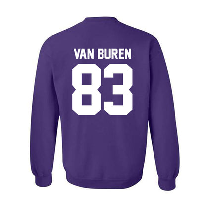 Northwestern - NCAA Football : Blake Van Buren - Classic Shersey Crewneck Sweatshirt-1