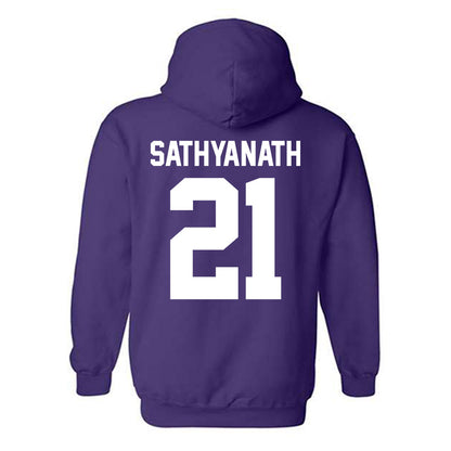 Northwestern - NCAA Women's Fencing : Kailing Sathyanath - Classic Shersey Hooded Sweatshirt-1