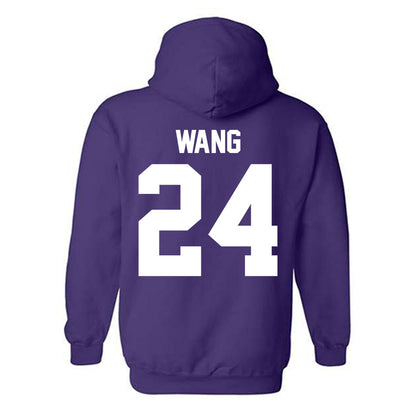 Northwestern - NCAA Women's Fencing : Karen Wang - Classic Shersey Hooded Sweatshirt-1