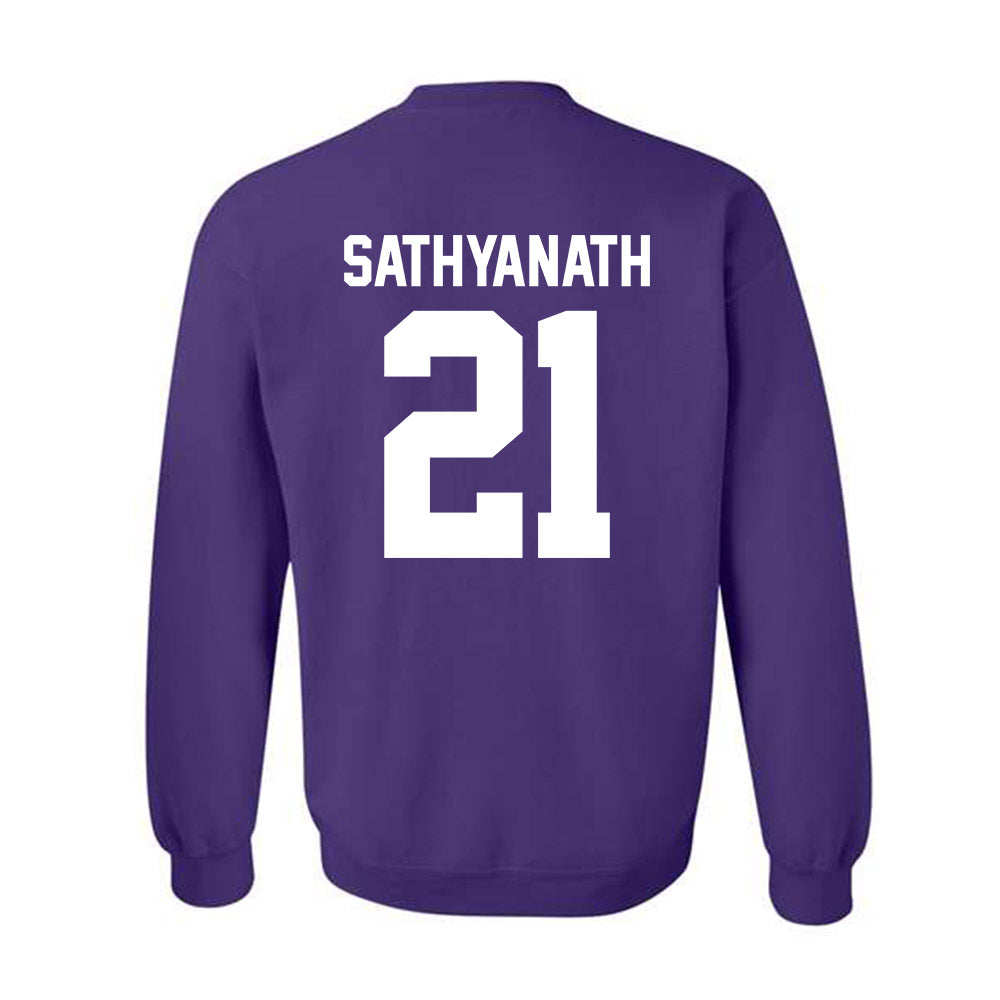 Northwestern - NCAA Women's Fencing : Kailing Sathyanath - Classic Shersey Crewneck Sweatshirt-1