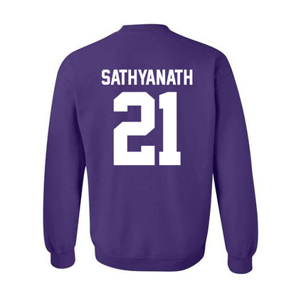Northwestern - NCAA Women's Fencing : Kailing Sathyanath - Classic Shersey Crewneck Sweatshirt-1