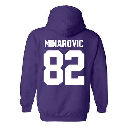 Northwestern - NCAA Softball : Grace Minarovic - Classic Shersey Hooded Sweatshirt-1