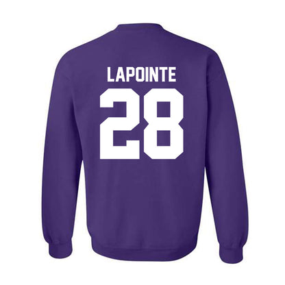 Northwestern - NCAA Women's Lacrosse : Taylor Lapointe - Classic Shersey Crewneck Sweatshirt-1