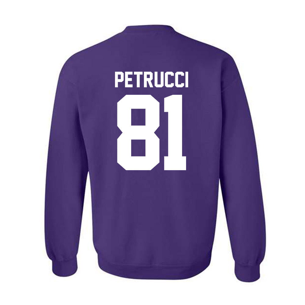 Northwestern - NCAA Football : Christopher Petrucci - Classic Shersey Crewneck Sweatshirt-1