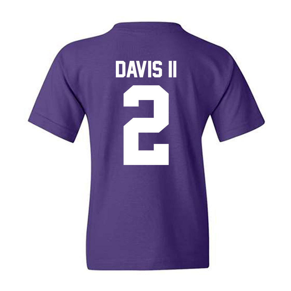 Northwestern - NCAA Football : Fred Davis II - Classic Shersey Youth T-Shirt-1