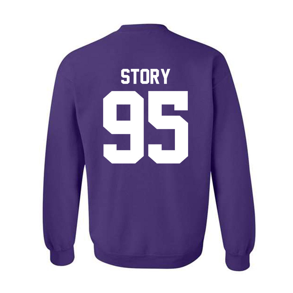 Northwestern - NCAA Football : Najee Story - Classic Shersey Crewneck Sweatshirt-1