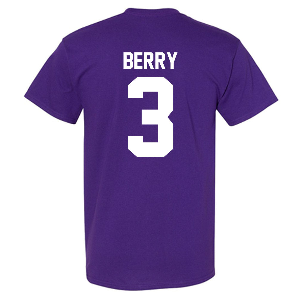 Northwestern - NCAA Men's Basketball : Ty Berry - Classic Shersey T-Shirt-1