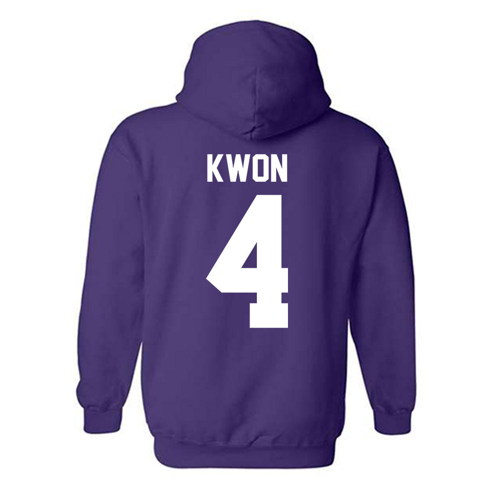 Northwestern - NCAA Women's Fencing : Athina Kwon - Classic Shersey Hooded Sweatshirt-1